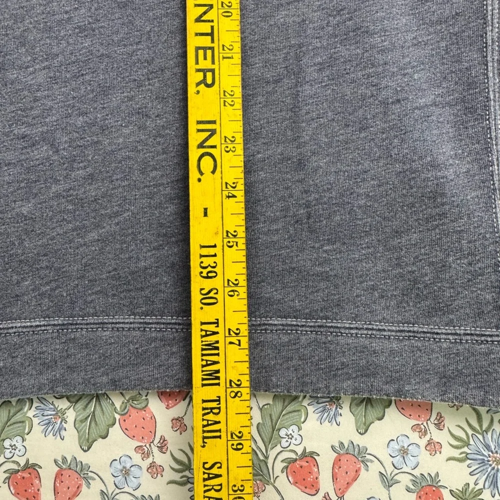Abercrombie & Fitch Charcoal Gray Henley Sweater with Cream Lining